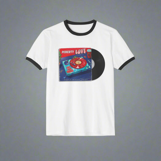 Attack of the Killer Tomatoes P. Love Album Cover Print - Ringer T-Shirt