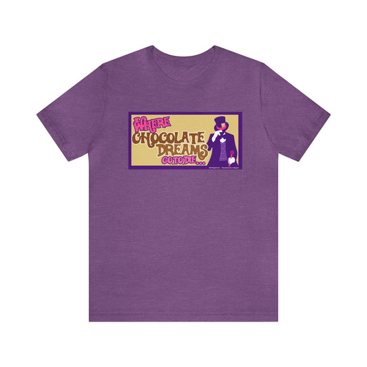 Where Chocolate Dreams Go To Die Candy Bar - Short Sleeve Tee