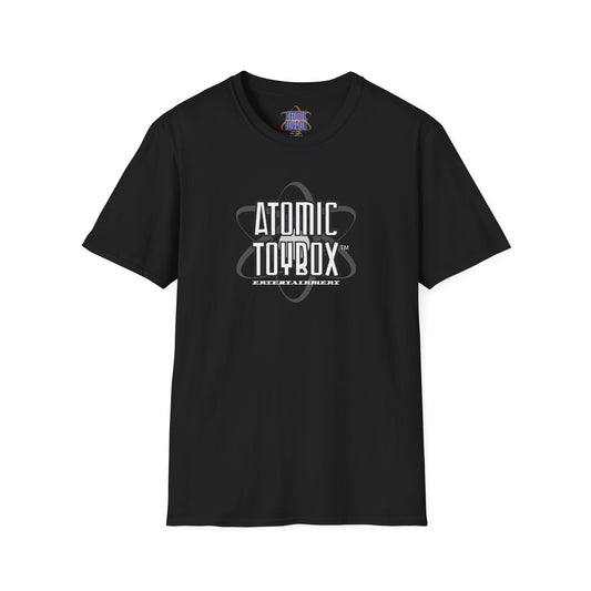 Atomic Toybox STACKED Logo, Gift for Gamers, Casual Wear, Comic-Con Style, Comfortable Everyday Tee