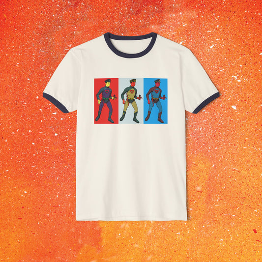 Captain Action™ Pop Trio Ringer T-Shirt