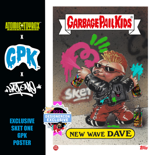 Garbage Pail Kids x Sket-One Limited Edition Art Print - New Wave Dave