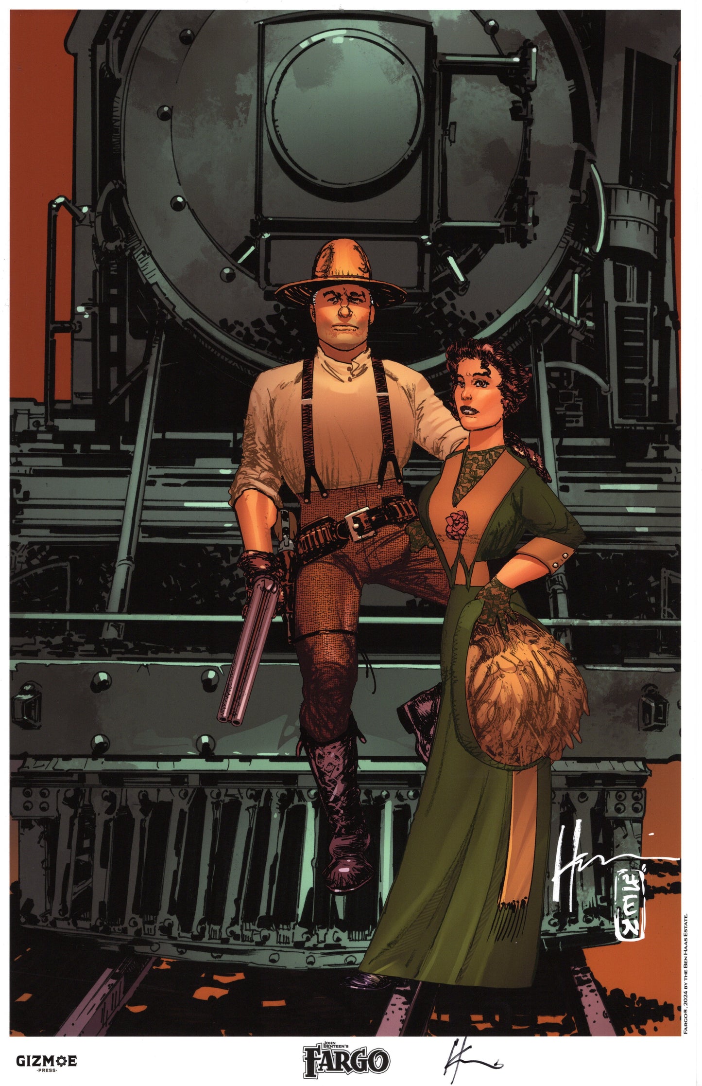 Fargo Hell on Wheels Deluxe Giclée Prints – Exclusive Signed Editions by Howard Chaykin