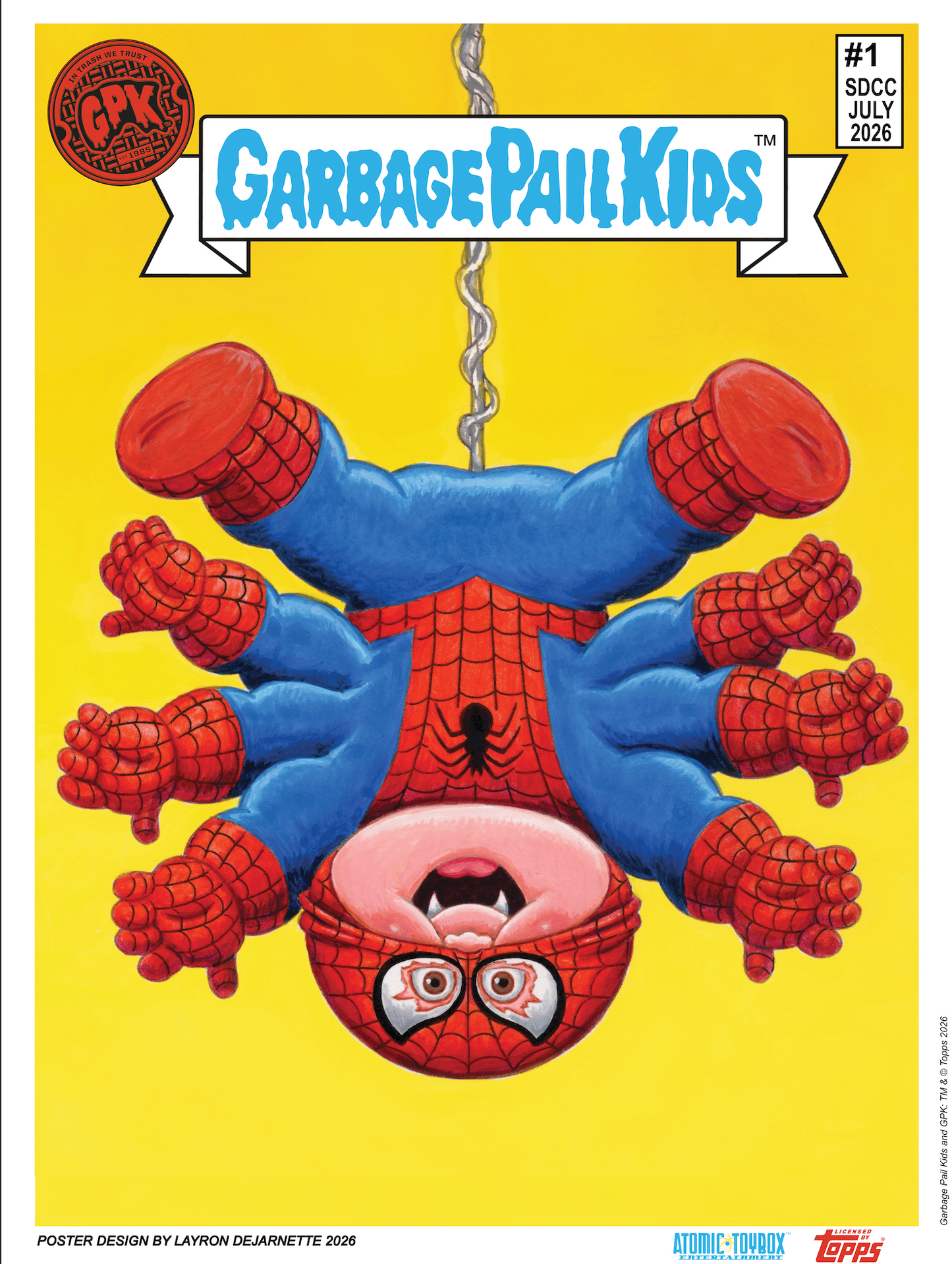Garbage Pail Kids - Peter Pooper - Limited Edition Mini-Print by Layron DeJarnette