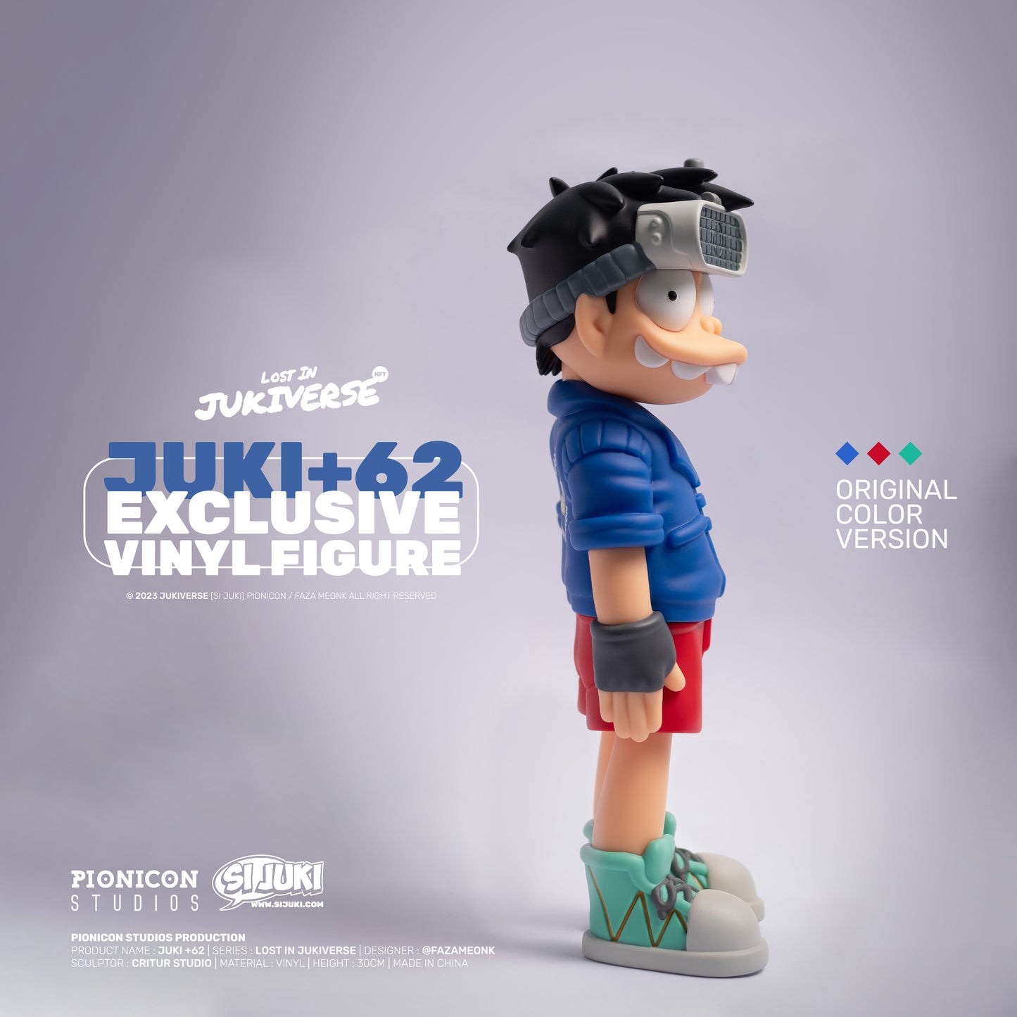 Pionicon Studios x Faza Meonk JUKI +62 Exclusive Vinyl Figure