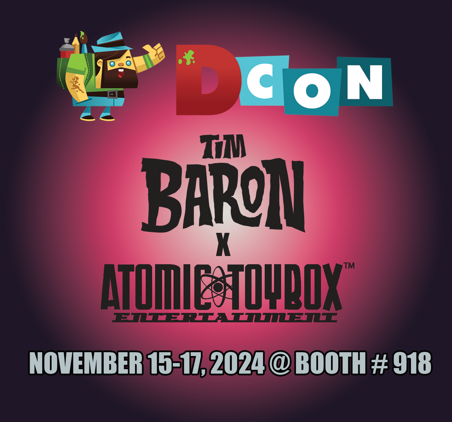 Mars Attacks Skate Deck by Tim Baron x Screaming Squeegees - MARBLE