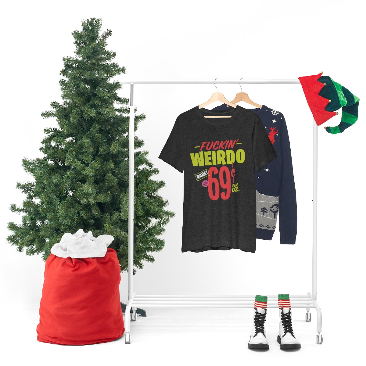 Fuckin' Weirdo Grocery Sign tee OG colors