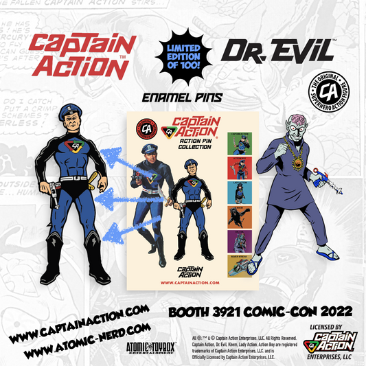 Captain Action Limited Edition Enamel Pin