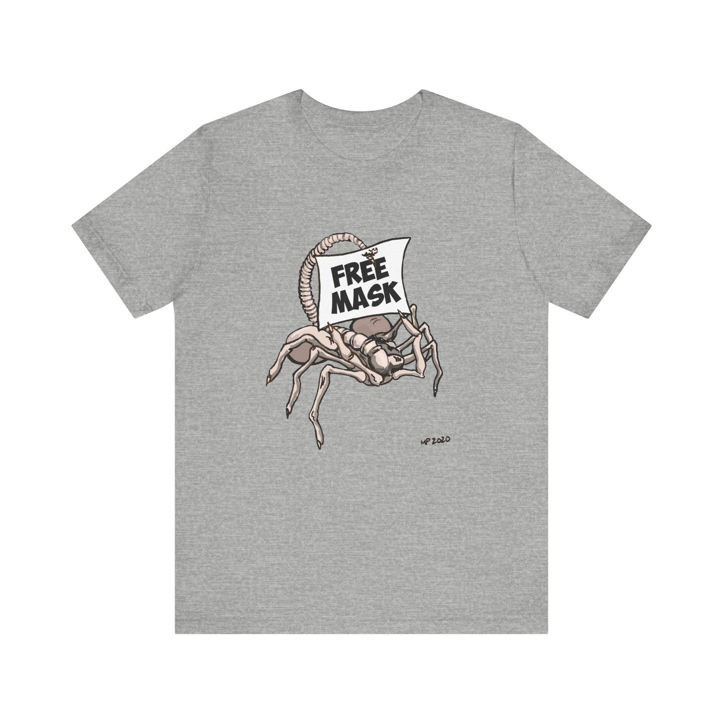 Graphic Tee - Free Masks Alien Parody Design