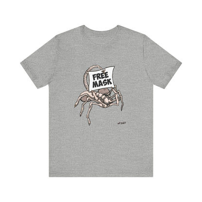 Graphic Tee - Free Masks Alien Parody Design