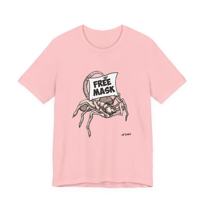 Graphic Tee - Free Masks Alien Parody Design