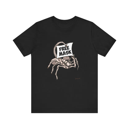 Graphic Tee - Free Masks Alien Parody Design