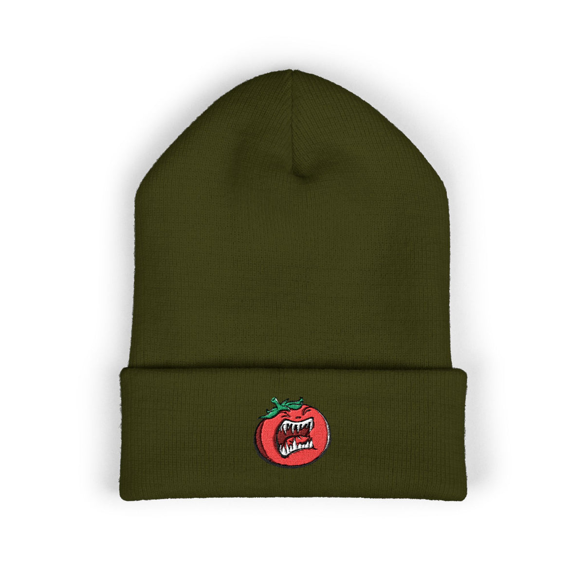 Copy of Killer Tomato Embroidered Beanie — Classic Cuffed Knit Hat