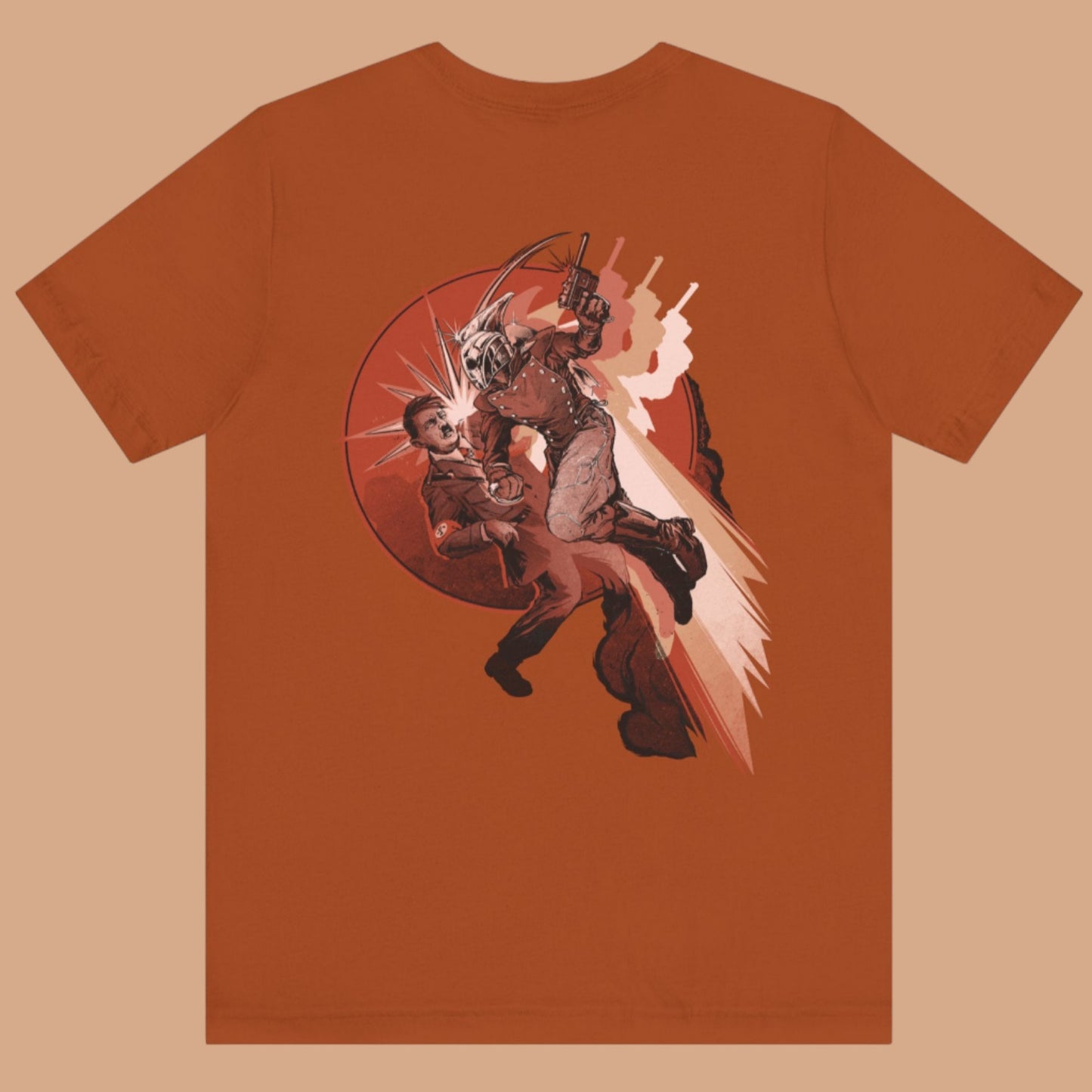 The Rocketeer SMASHES Hitler by Mike Moses