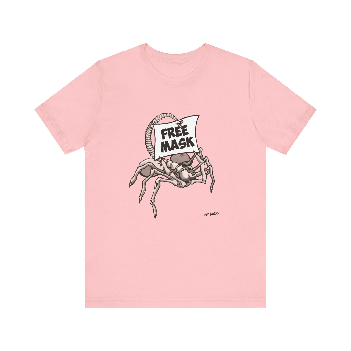 Graphic Tee - Free Masks Alien Parody Design