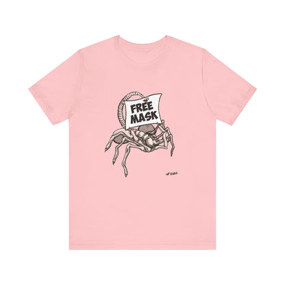 Graphic Tee - Free Masks Alien Parody Design