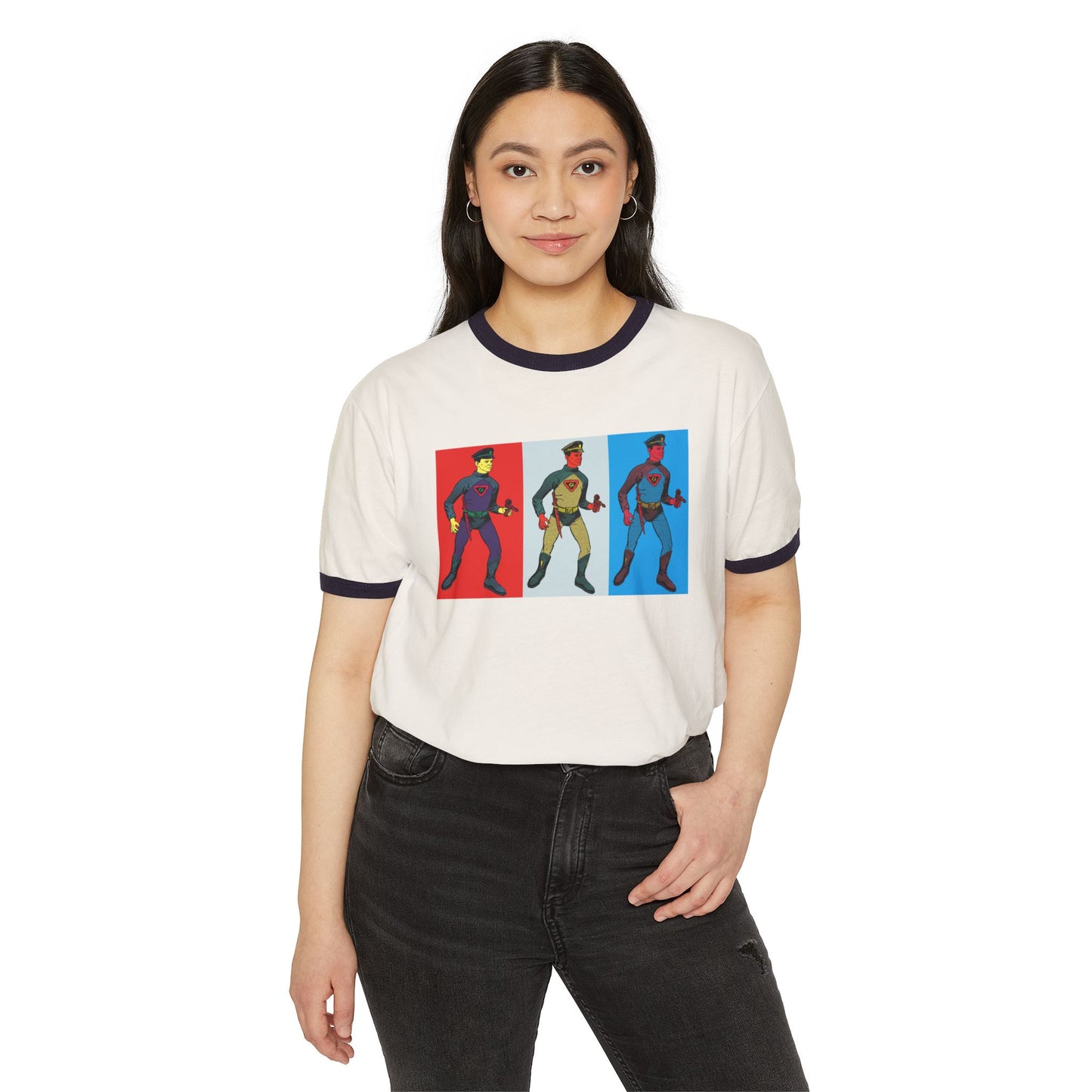 Captain Action™ Pop Trio Ringer T-Shirt