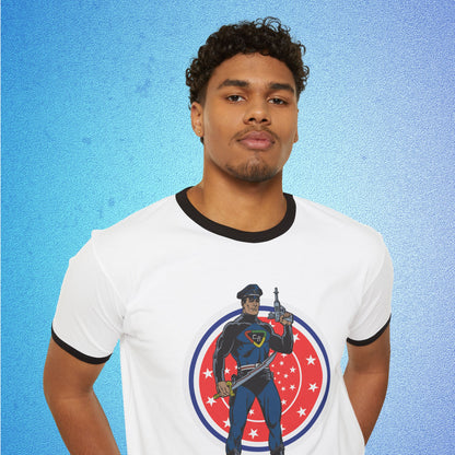 Captain Action™ – America 250 Ringer T-Shirt