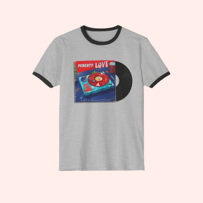 Attack of the Killer Tomatoes P. Love Album Cover Print - Ringer T-Shirt