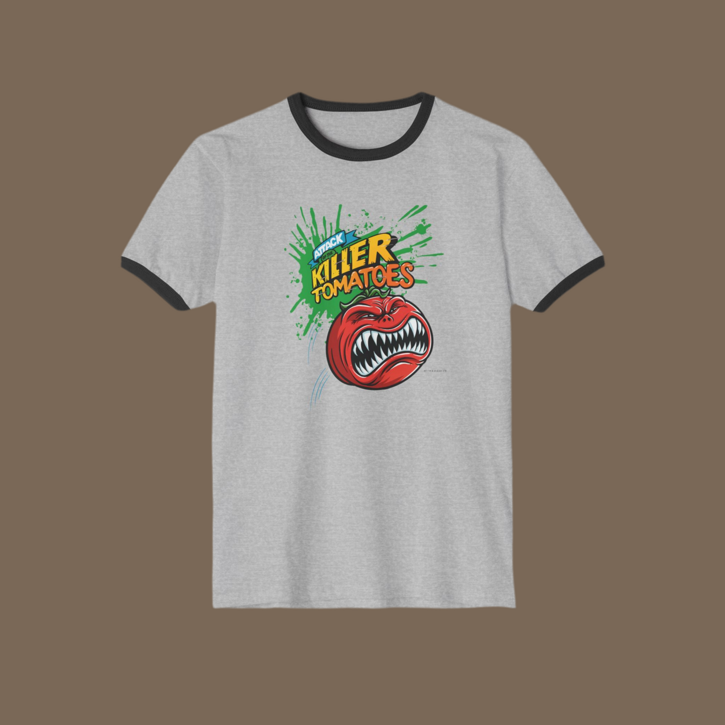 Attack of the Killer Tomatoes Ringer Tee