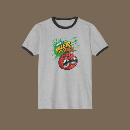 Attack of the Killer Tomatoes Ringer Tee