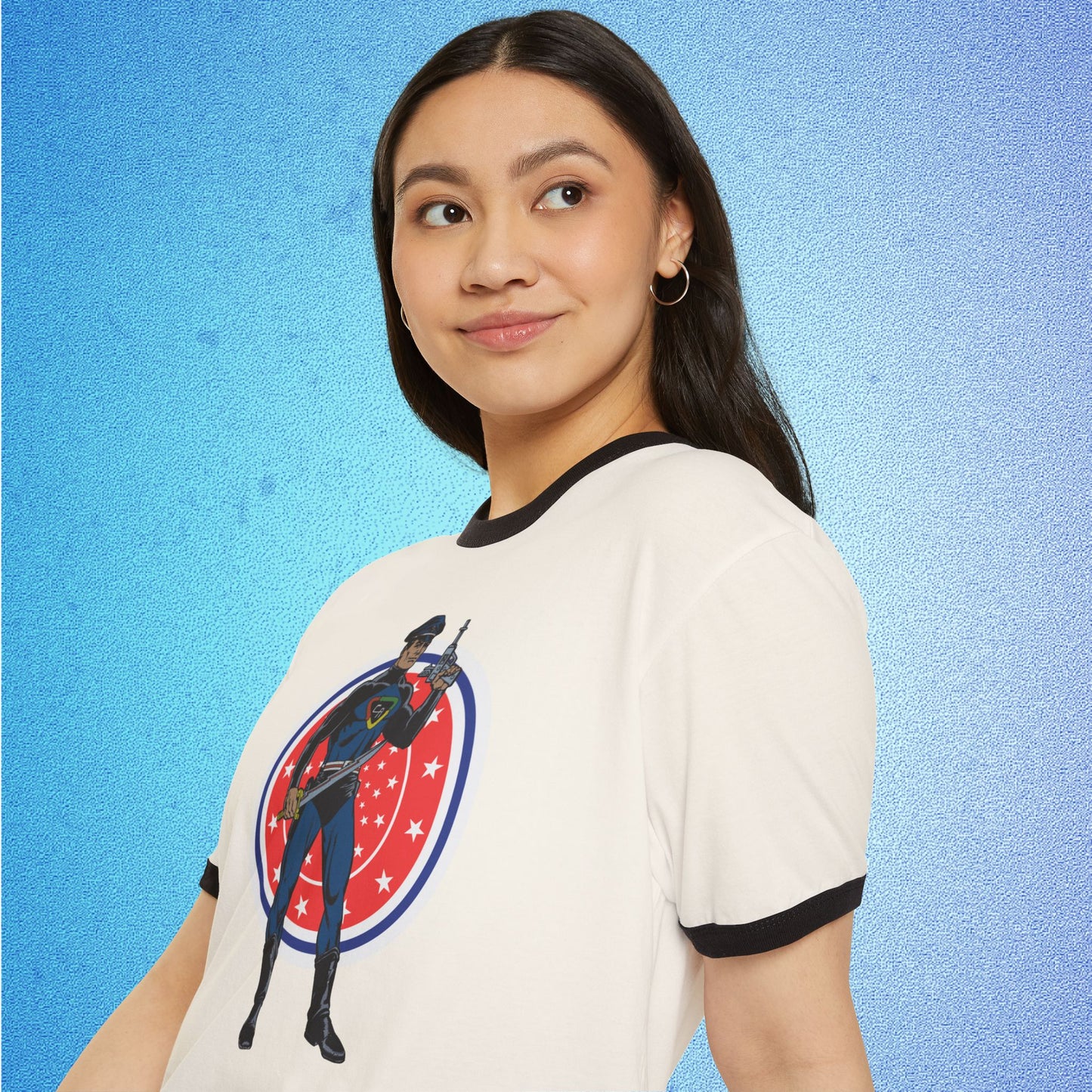 Captain Action™ – America 250 Ringer T-Shirt