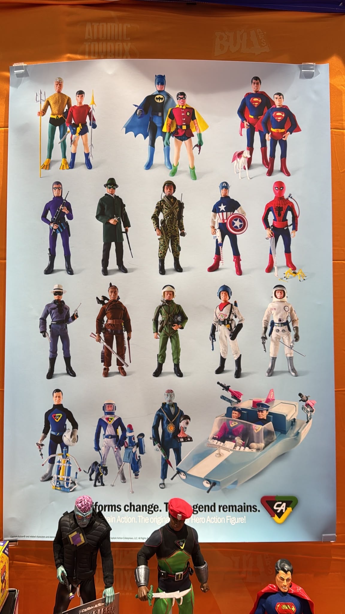 Captain Action 60th Anniversary Giclée Print - Uniforms change