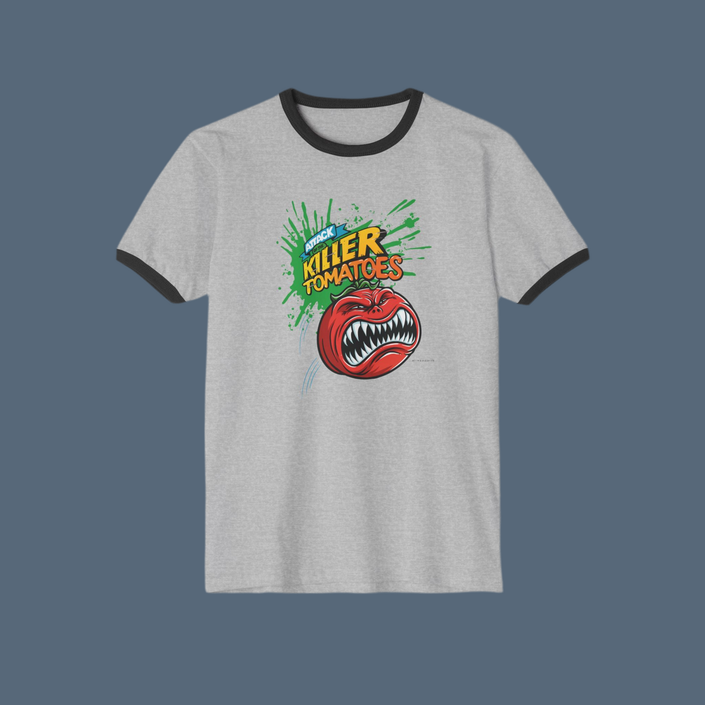 Attack of the Killer Tomatoes Ringer Tee