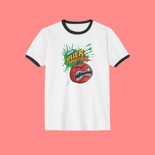 Attack of the Killer Tomatoes Ringer Tee