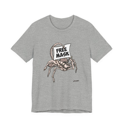 Graphic Tee - Free Masks Alien Parody Design