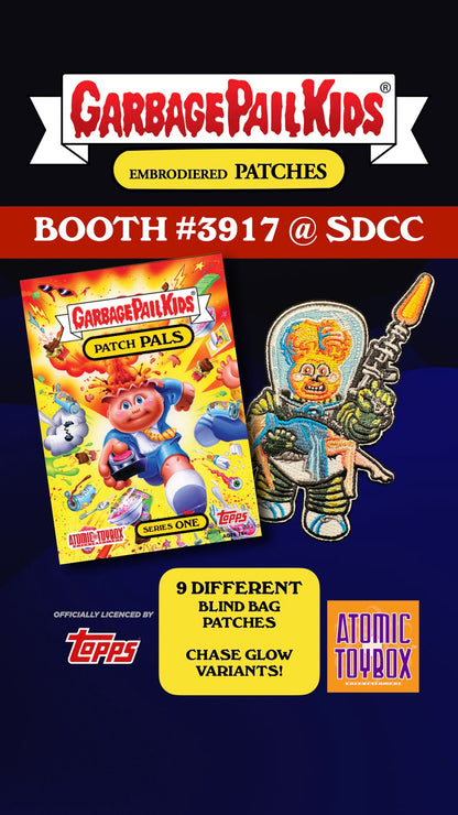 Garbage Pail Kids™ Patch Pals©  Limited Edition Blind Bag Embroidered Iron-On Patches
