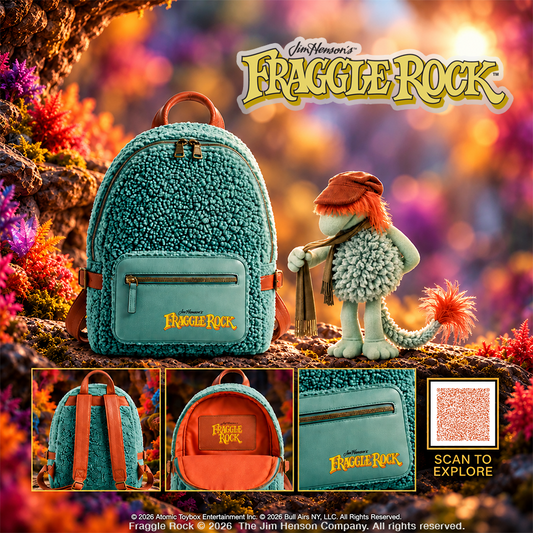 Jim Henson’s Fraggle Rock Boober Premium Shearling & Leather Backpack
