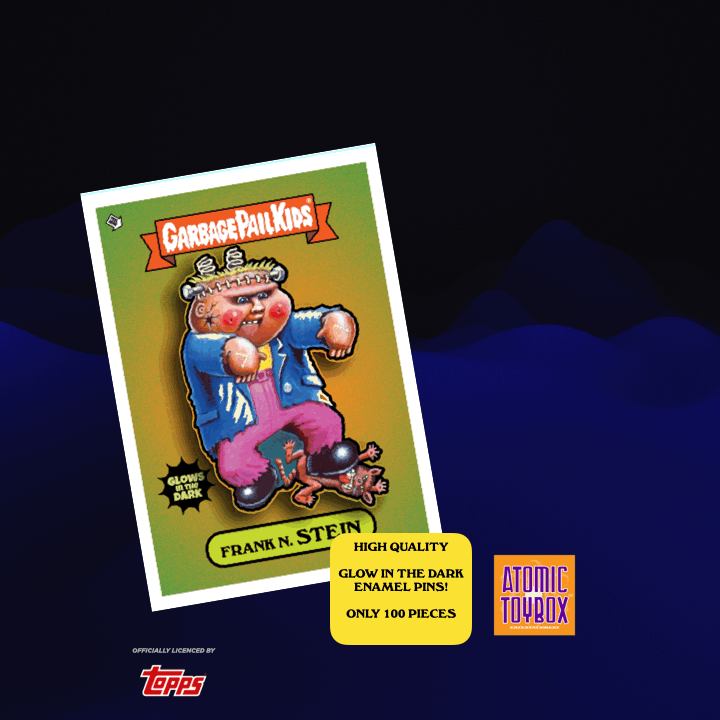 Garbage Pail Kids -  - Limited Edition Frank N. Stein Glow in the Dark Enamel Pin