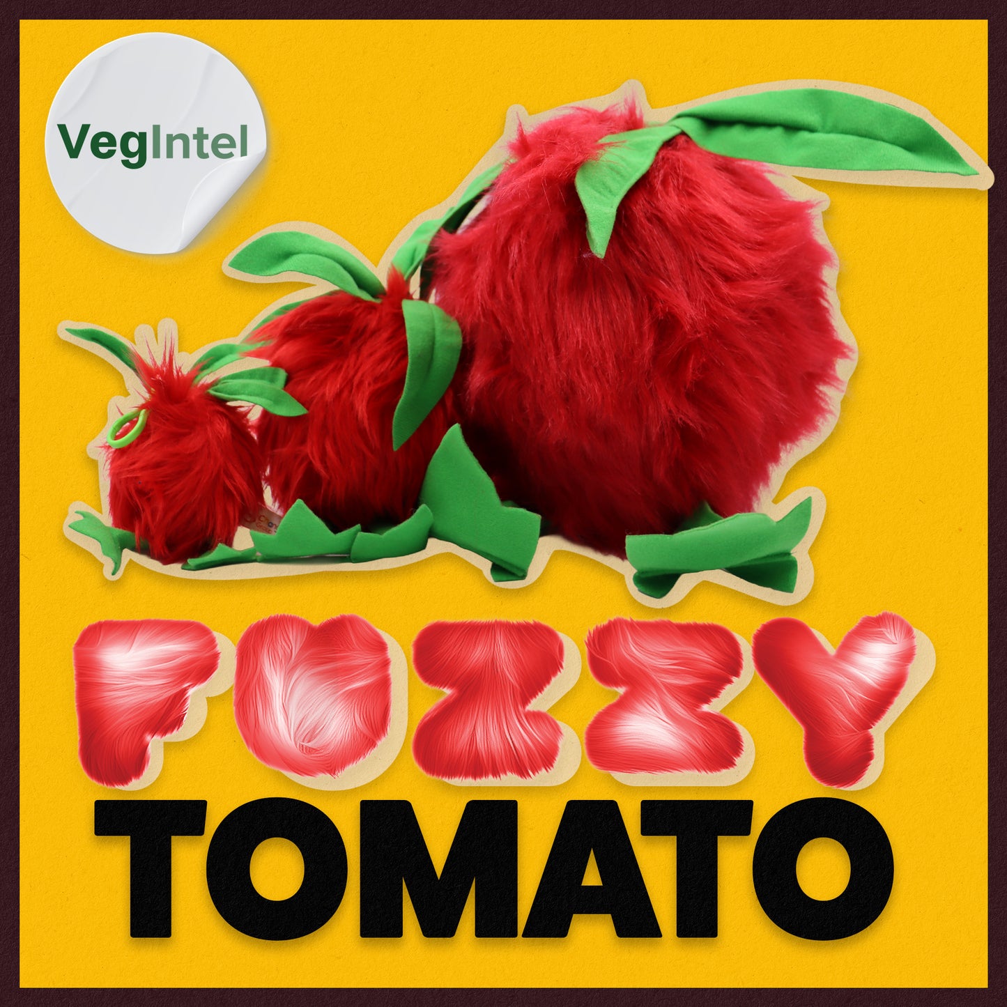 🍅 FUZZY TOMATO (F.T.) PLUSH *This is a preorder item and Is scheduled to ship on July 20, 2026