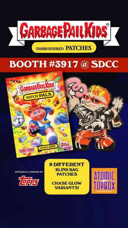Garbage Pail Kids™ Patch Pals©  Limited Edition Blind Bag Embroidered Iron-On Patches