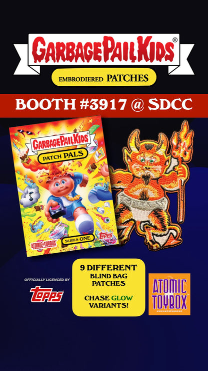 Garbage Pail Kids™ Patch Pals©  Limited Edition Blind Bag Embroidered Iron-On Patches