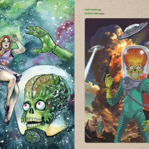 Mars Attacks Artbook - Printed In Blood - Atomic - Gizmoe Press