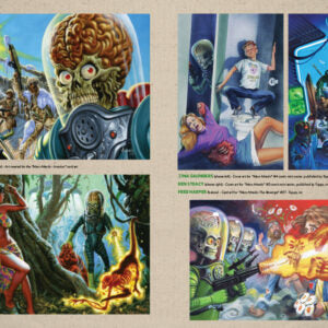 Mars Attacks Artbook - Printed In Blood - Atomic - Gizmoe Press
