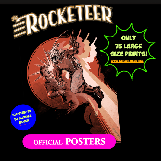 Rocketeer Poster  - Limited Edition Silkscreen Art Prints by Mike Moses