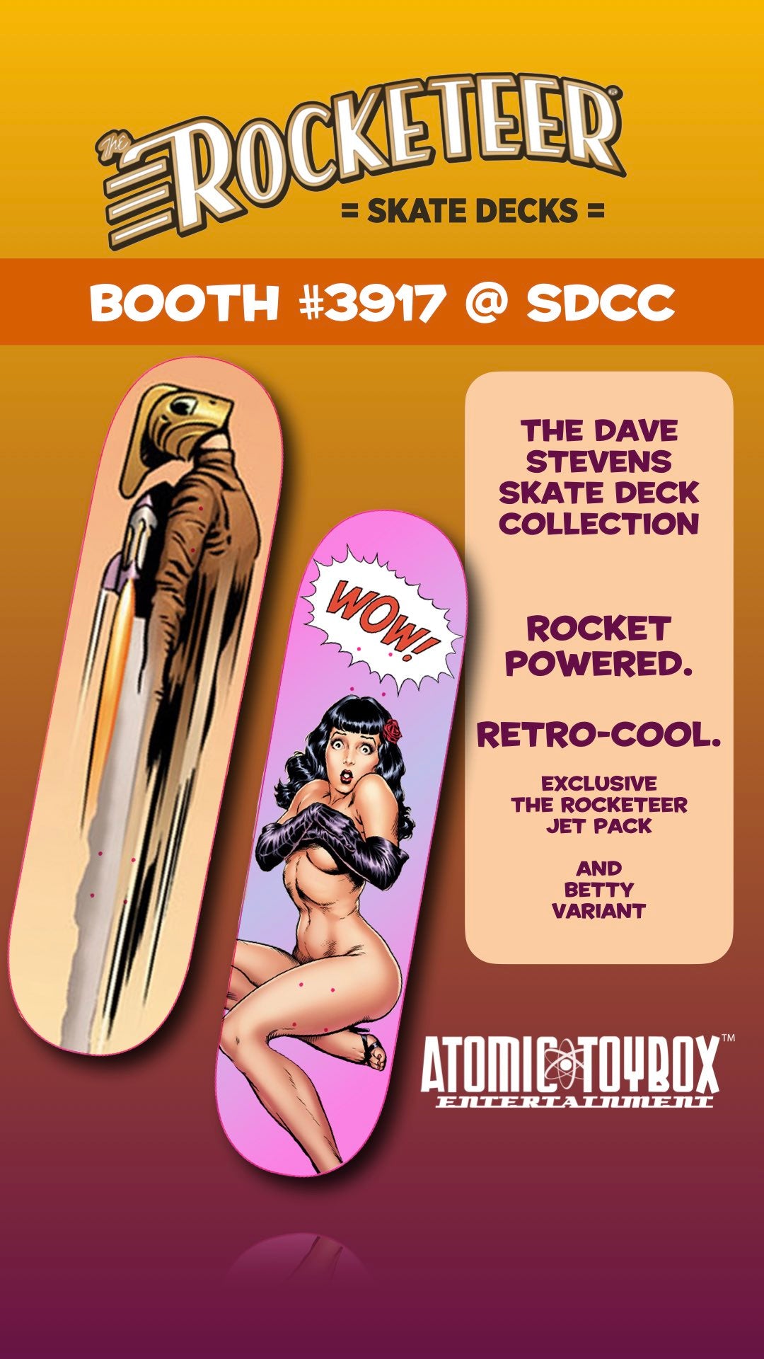 Dave Stevens™ Limited Edition Skate Deck Betty