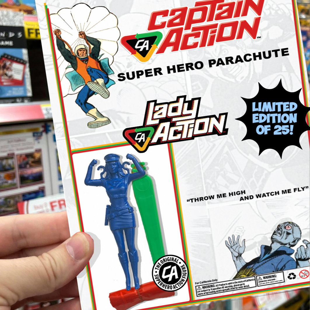 Captain Action Super Hero Parachute
