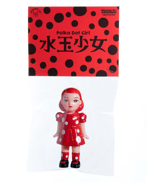 Awesome Toy Polka Dot Girl Red Mini Size