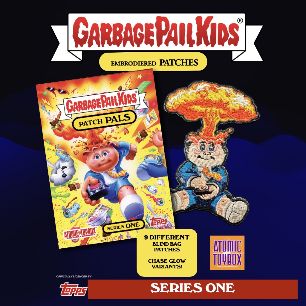 Garbage Pail Kids™ Patch Pals©  Limited Edition Blind Bag Embroidered Iron-On Patches