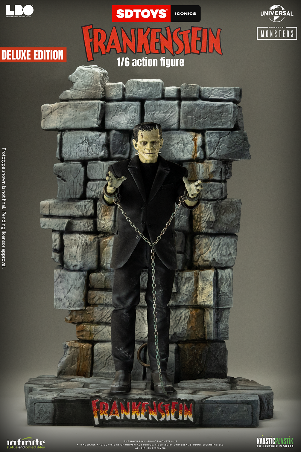 Frankenstein’s Monster 1:6 Action Figure Super Deluxe Edition