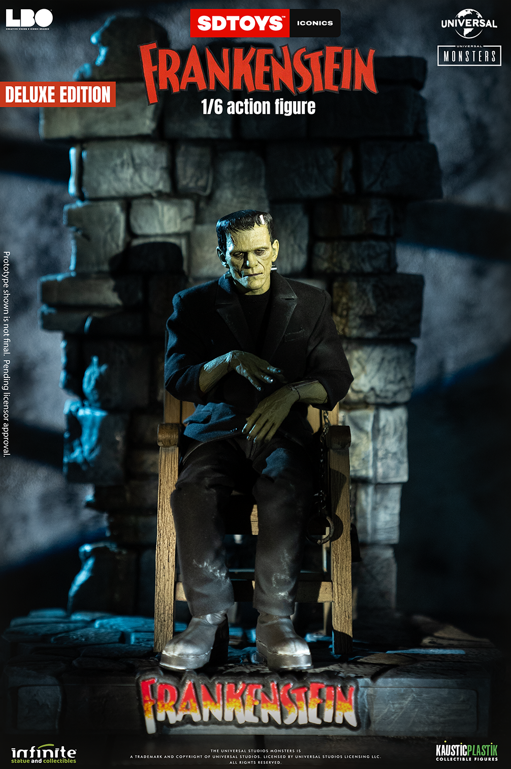 Frankenstein’s Monster 1:6 Action Figure Super Deluxe Edition