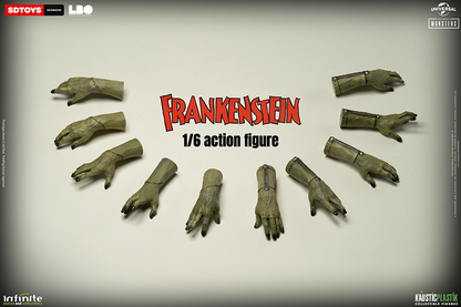 Frankenstein’s Monster Figure with Castle Wall Diorama – 1:6 Scale Display