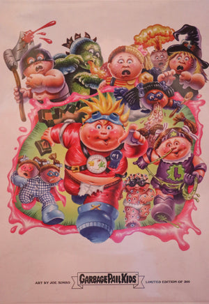 Garbage Pail Kids Exclusive Prints by Joe Simko, Version II