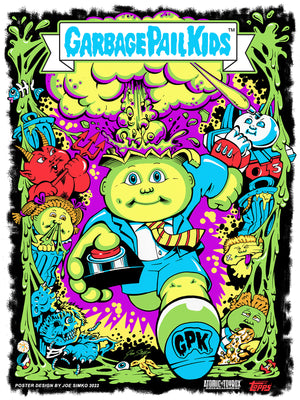 Garbage Pail Kids -  Limited Edition Black Light Posters Signed and Numbered by Joe Simko
