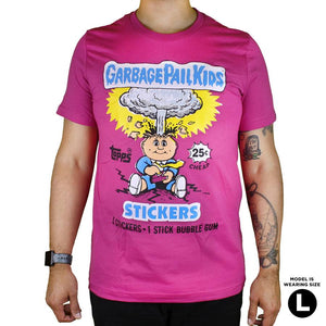 Garbage Pail Kids, Stickers T-shirt, Adam Bomb, Wax Pack Series 1