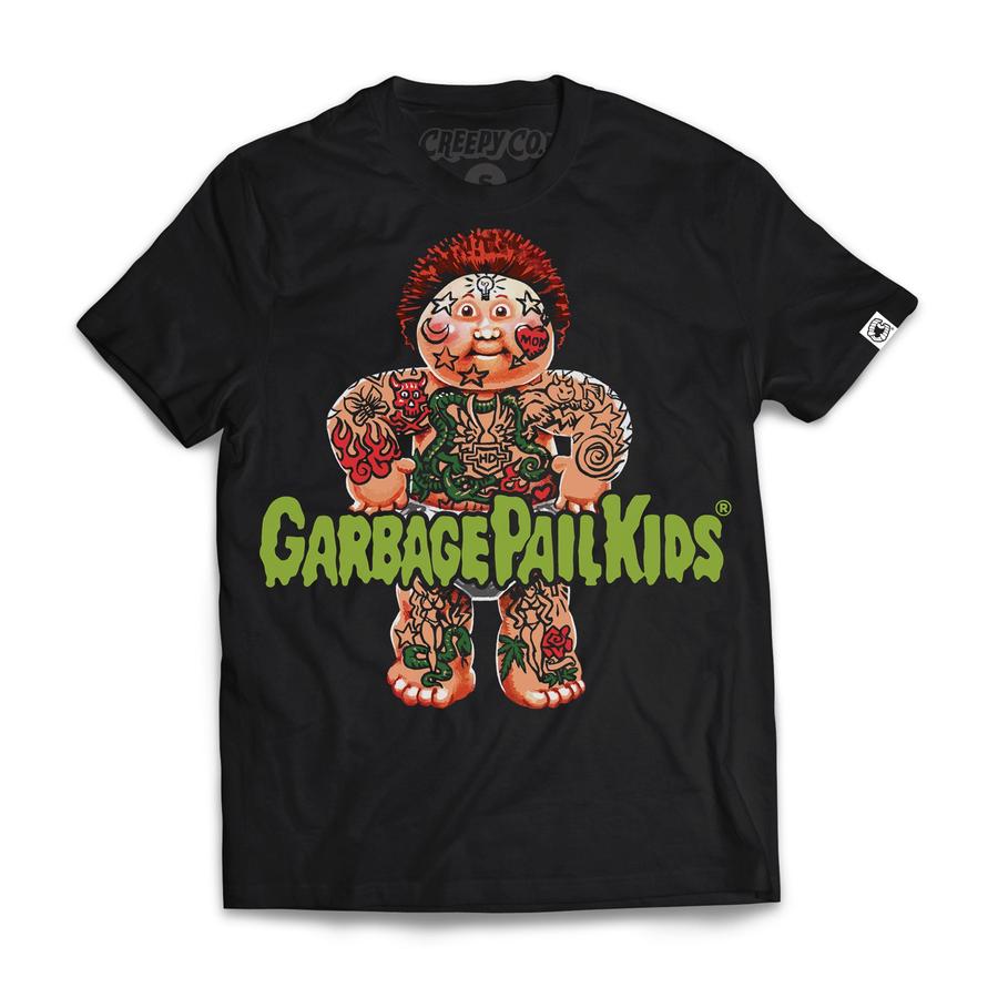 Garbage Pail Kids, t-shirt, creepy co, crew neck, limited availability tattoo lou