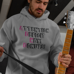 Attention Deficit Hey! Donuts! - Men's NUBLEND® Hooded Sweatshirt